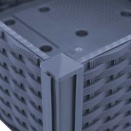 Повдигната леха, 120x40x71 см, полипропилен