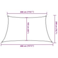 Платно-сенник, 160 г/м², бежово, 3/4x2 м, HDPE