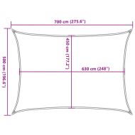 Платно-сенник, 160 г/м², кремаво, 5x7 м, HDPE