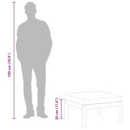 Градинска табуретка с възглавница, акация масив