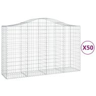 Габионни кошници арка 50 бр 200x50x120/140см поцинковано желязо