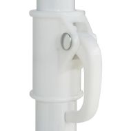 Плажен чадър Hawaii бял 180 см