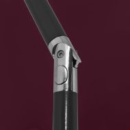 Плажен чадър, бордо червено, 200x125 см