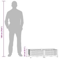 Повдигната леха, 80x40x23 см, полипропилен