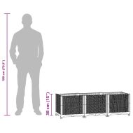Повдигната леха 120x40x38 см, полипропилен