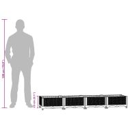 Повдигната леха, 160x40x23 см, полипропилен