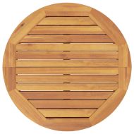 Градинска бар маса Ø60x105 см масивна акация