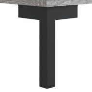Висок шкаф, сив сонома, 69,5x34x180 см, инженерно дърво