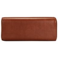 Пейка гимнастическа 58 см кафява естествена кожа и манго масив