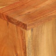 Стойки за растения, 2 бр, масивно акациево дърво