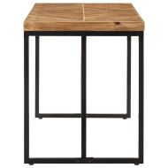 Трапезна маса, 120x60x76 см, акациево и мангово дърво масив