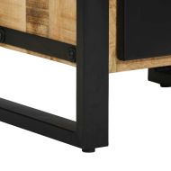 Комплект мебели за баня с чекмедже 3 pcs Солидно мангово дърво