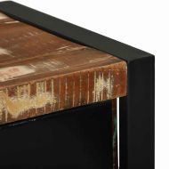 Комплект мебели за баня с рафт 4 pcs Солидно възстановено дърво