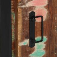 Комплект мебели за баня с рафт 4 pcs Солидно възстановено дърво