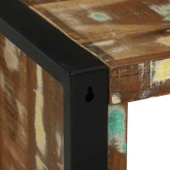 Комплект мебели за баня с рафт 4 pcs Солидно възстановено дърво