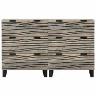 Комплект скрин 2 pcs Бяло 120 x 33,5 x 75 см
