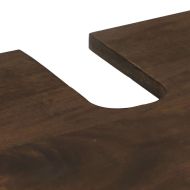 Комплект мебели за баня с чекмедже 5 pcs Бяло Инженерно дърво