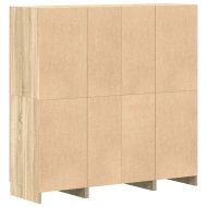 Комплект кухненски шкафове 3 части сонома дъб инженерно дърво