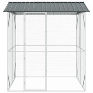Клетка за птици Антрацит 215 x 208 x 247 см Поцинкована стомана