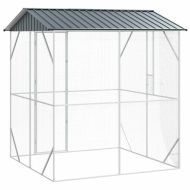 Клетка за птици Антрацит 215 x 208 x 247 см Поцинкована стомана