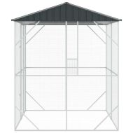 Клетка за птици Антрацит 215 x 208 x 247 см Поцинкована стомана