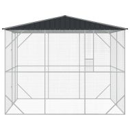 Клетка за птици Антрацит 227 x 310 x 247 см Поцинкована стомана