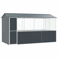 Клетка за птици Антрацит 410 x 210 x 230 см Поцинкована стомана