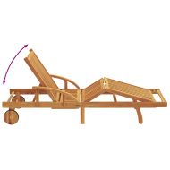 Шезлонг 2 pcs Таупе 200 x 67 x 84 см Солидно акациево дърво