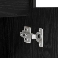 Бюро с чекмедже Черен дъб 140 x 49 x 76 см Инженерно дърво