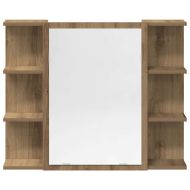 Комплект мебели за баня от 4 части Дъб артизан инженерно дърво