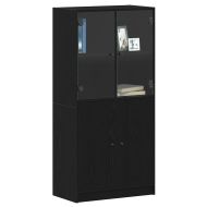 Висок шкаф Черния дъб 68 x 37 x 142 см