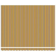 Сгъваем навес Многоцветен 400 × 300 cm Текстил и Метал