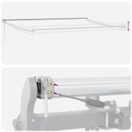 Сенник Жълт и оранжев 500 x 300 x 165 см Полиестер и метал