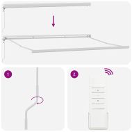 Сенник Жълт и оранжев 500 x 300 x 165 см Полиестер и алуминий