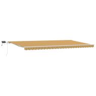 Сгъваем навес Многоцветен 600 × 300 cm Текстил и стомана