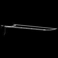 Сгъваем навес Многоцветен 600 × 350 cm Текстил и стомана