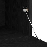 ТВ шкаф 3 pcs Черния дъб 290 x 36,5 x 40 см Инженерно дърво