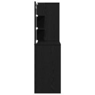 Комплект LED тоалетно огледало Черния дъб 140 x 40 x 140 см