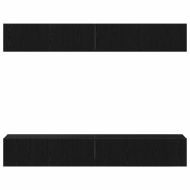 Комплект ТВ шкаф 4 pcs Черния дъб 100 x 30 x 30 cm