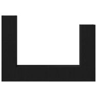 Комплект ТВ шкаф 6 pcs Черния дъб Инженерно дърво