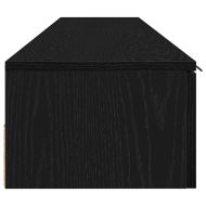 Стенно монтиран шкаф 2 pcs Черния дъб 102 x 30 x 20 см