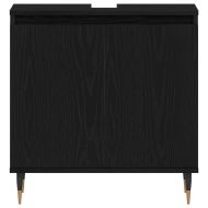 Комплект мебели за баня 3 pcs Черния дъб 30 x 30 x 190 см