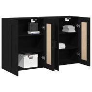 Стенно монтиран шкаф 2 pcs Дъб 69,5 x 34 x 90 см