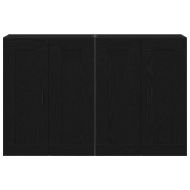 Стенно монтиран шкаф 2 pcs Дъб 69,5 x 34 x 90 см
