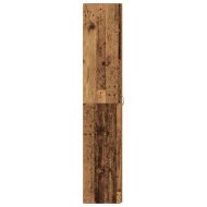 Шкаф за обувки с рафт Кафяво 80 x 35.5 x 180 см Инженерно дърво