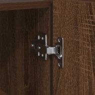 Служебен шкаф Кафяв дъб 116 x 30 x 75 см Инженерно дърво