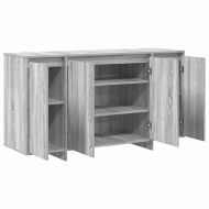 Служебен шкаф Сив Сонома 135 x 41 x 75 см Инженерно дърво
