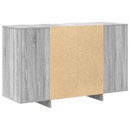 Служебен шкаф Сив сонома 120 x 41 x 75 см Инженерно дърво