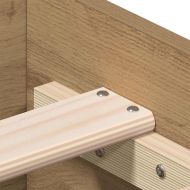 Рамка за легло с чекмедже Дъб 135 x 190 cm Инженерно дърво