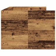 Легло-диван с таблото Старо дърво 100 x 200 cm Инженерно дърво